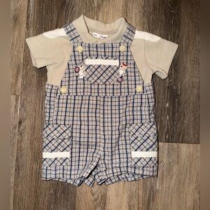 Vintage b.t. Kids Overalls Outfit